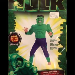 Complete Hulk Costume Child Size 4-6